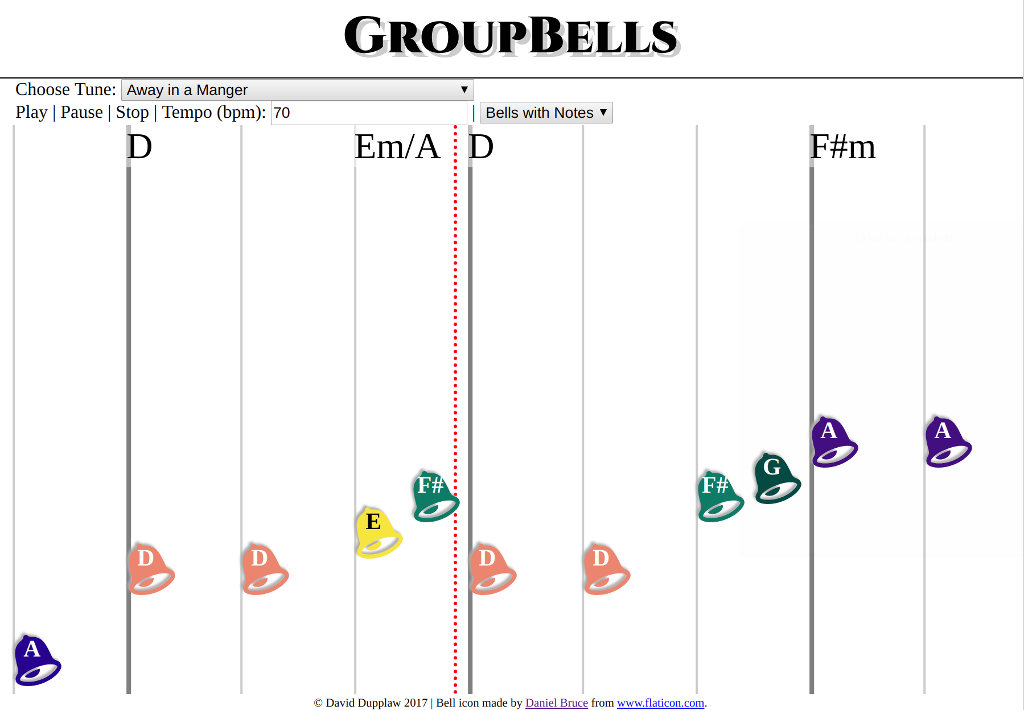 GroupBells Play Screen